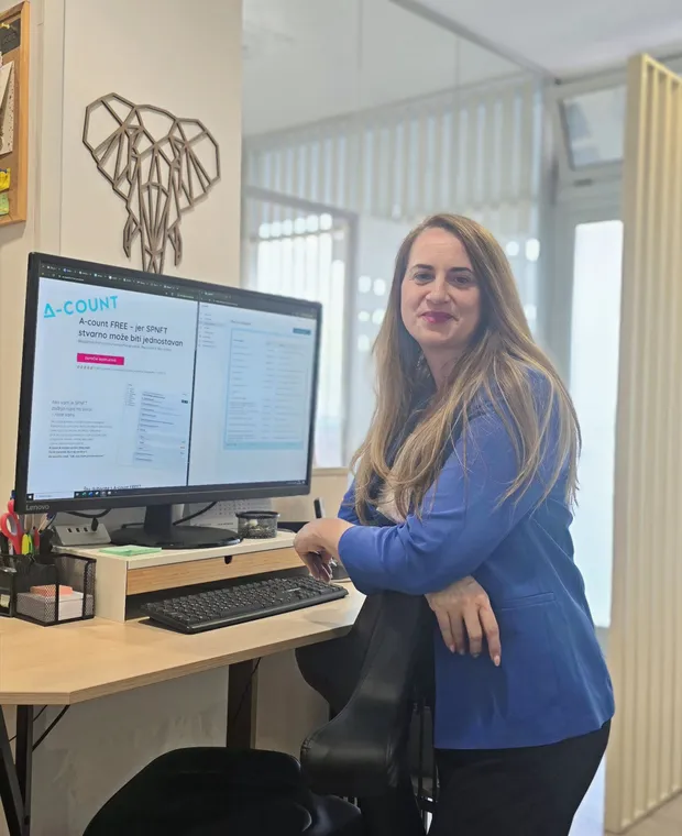 Danijela Dellavia, računovođa i kreatorica A-count aplikacije