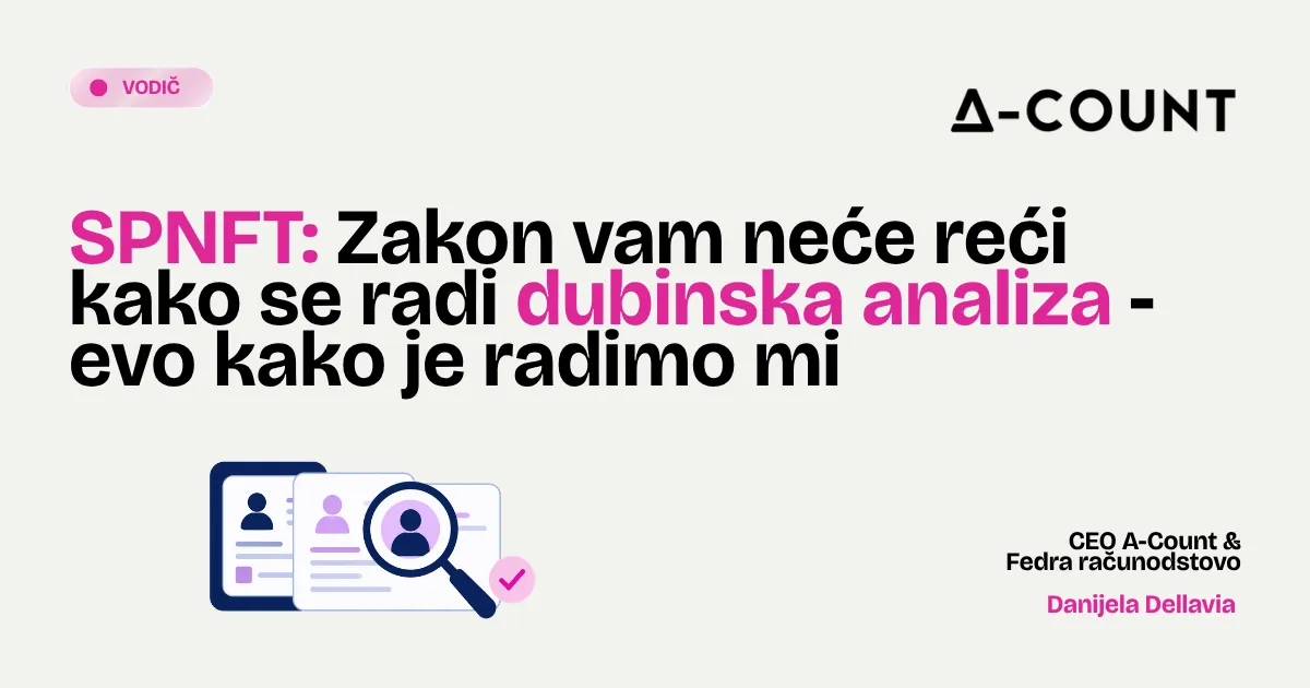 SPNFT: Zakon vam neće reći kako se radi dubinska analiza - evo kako je radimo mi